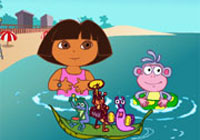 Dora and Boots on Explorer
